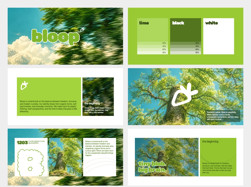 Rendered bloop template preview