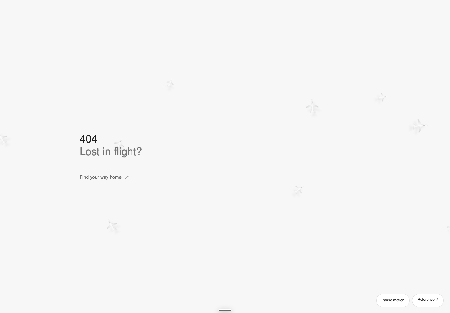 Rendered Lost in Flight motion template preview