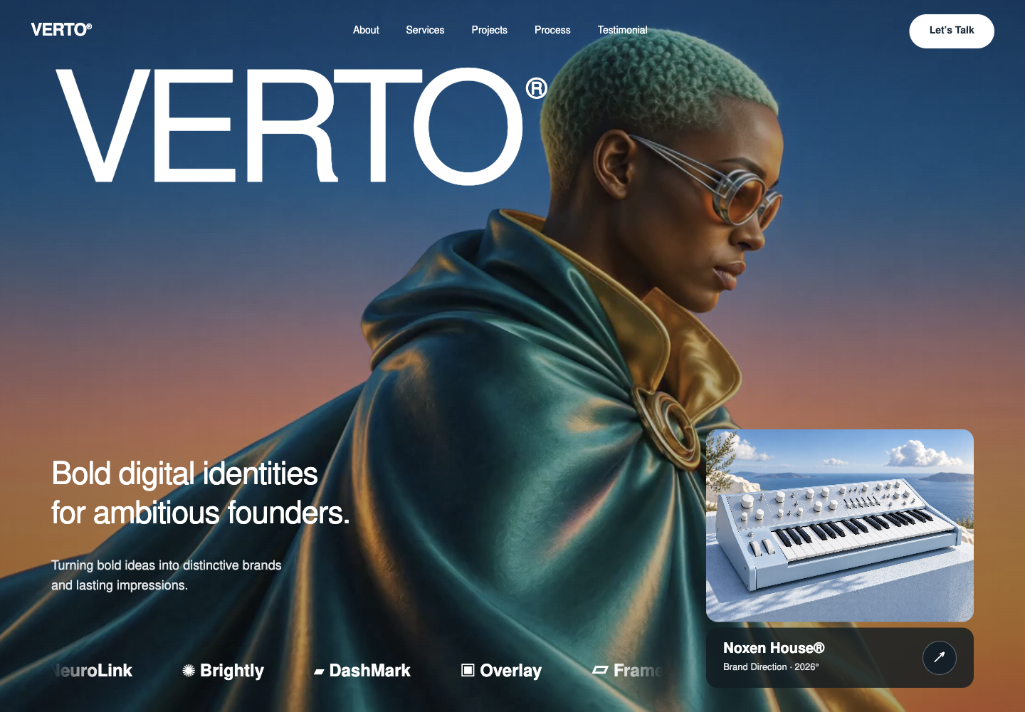 Rendered Verto template preview